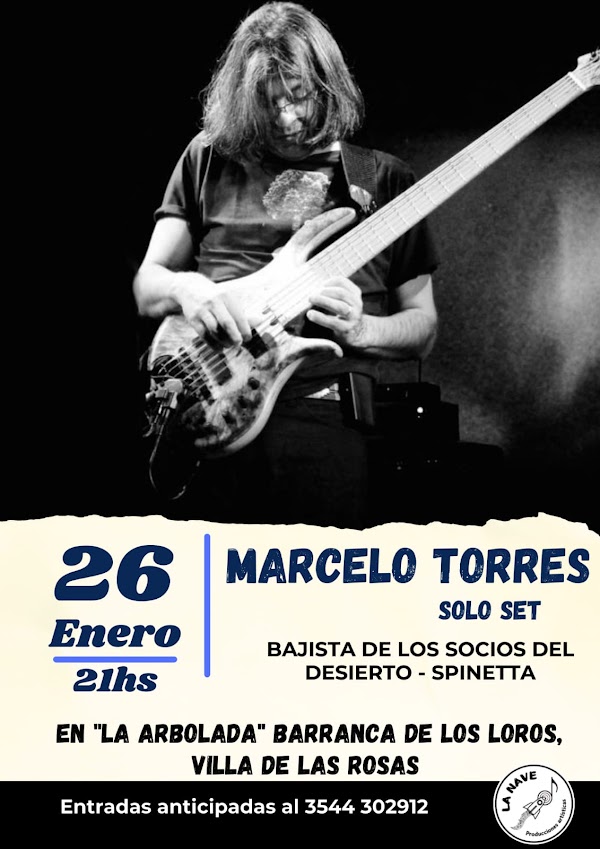 Marcelo Torres: presentación de disco