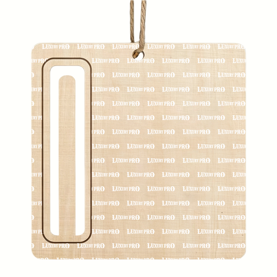 Square money pendant