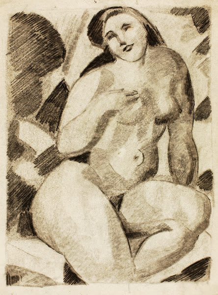 Seated Female Nude 1986