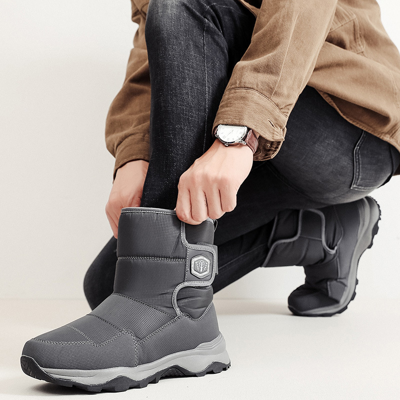 Men's winter boots, insulated, non-slip