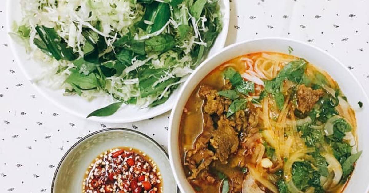 Bún bò - kiểu miền Trung