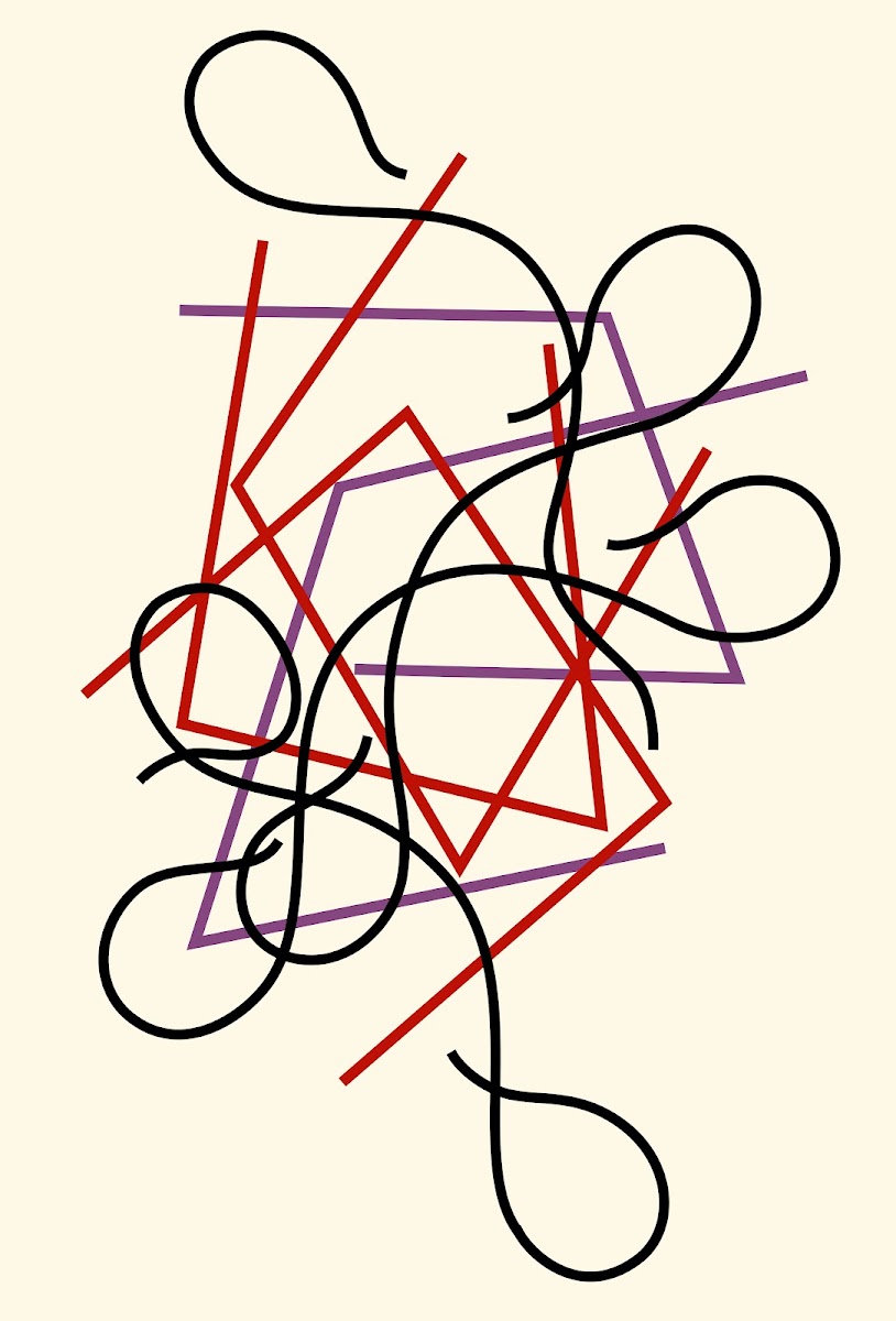 Geometric and wavy lines 2014