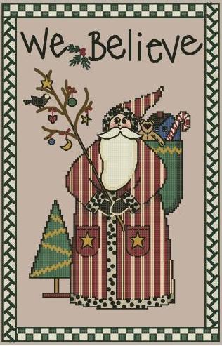 DIM00245 Homespun Holiday We Believe