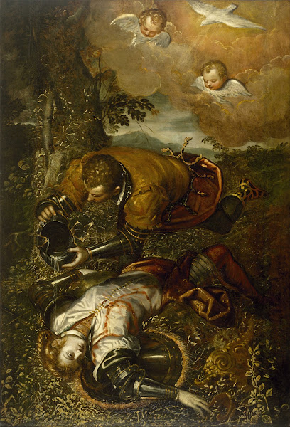 Tancred Baptizing Clorinda 1586 1600