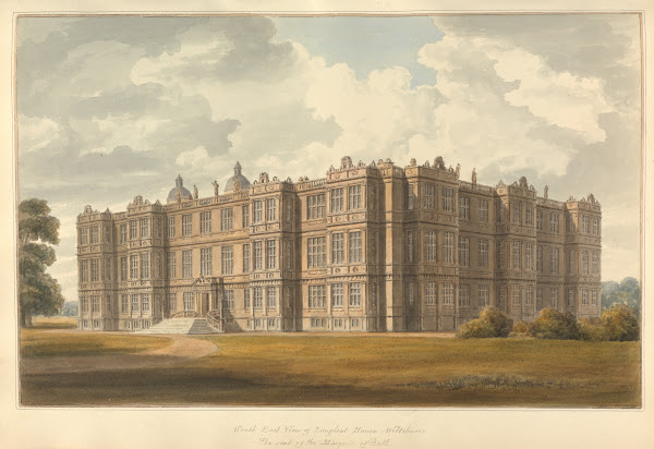 South East View of Longleat House Wiltshire the Seat of the Marquis of Bath 1805