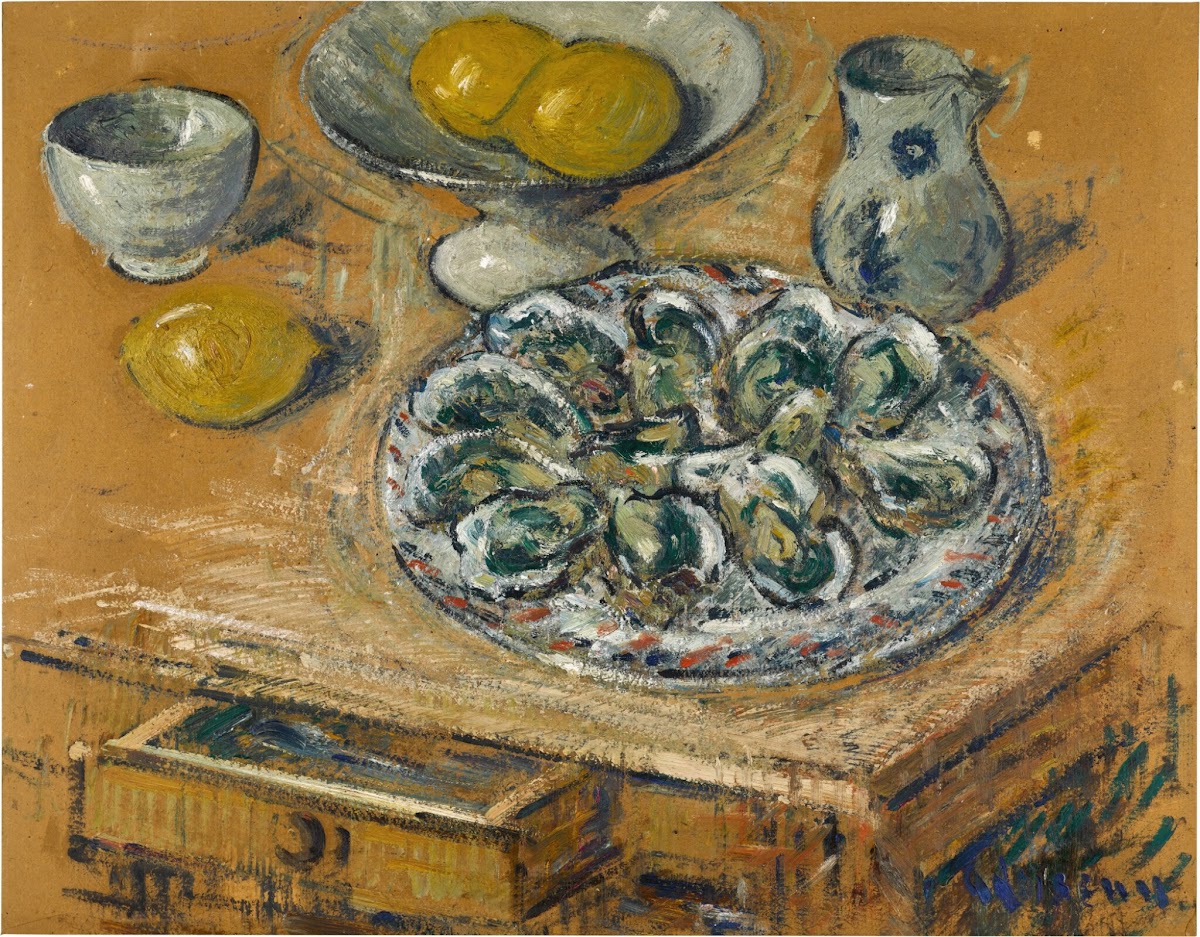Huîtres et citrons 1922