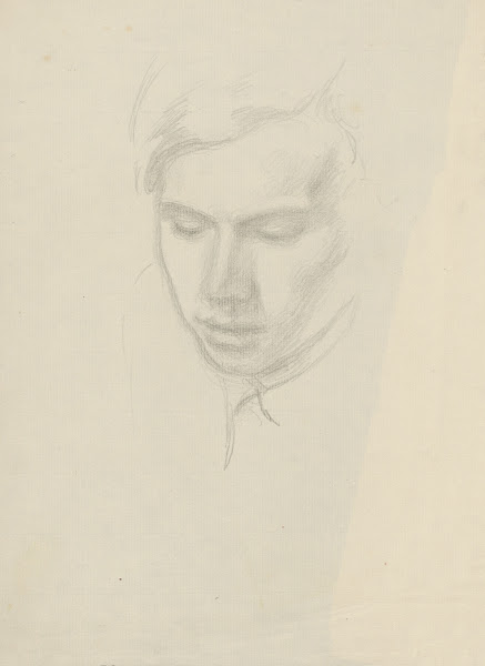 Young man looking down 1895 1928