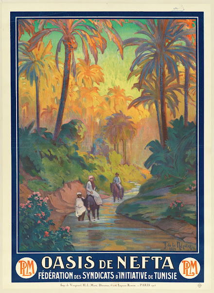 Oasis de Nefta Fédération des syndicats dinitiative de Tunisie PLM 1925