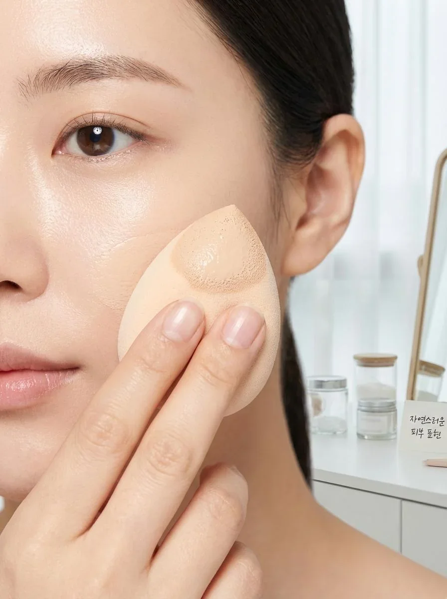 앰플 레이어링 흡수 모습