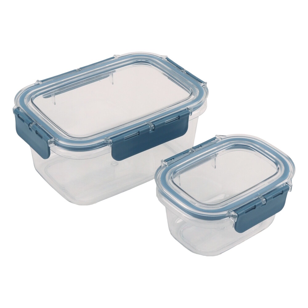 Set de contenedores herméticos de plástico para alimentos Zense™ Pilar, 2 piezas