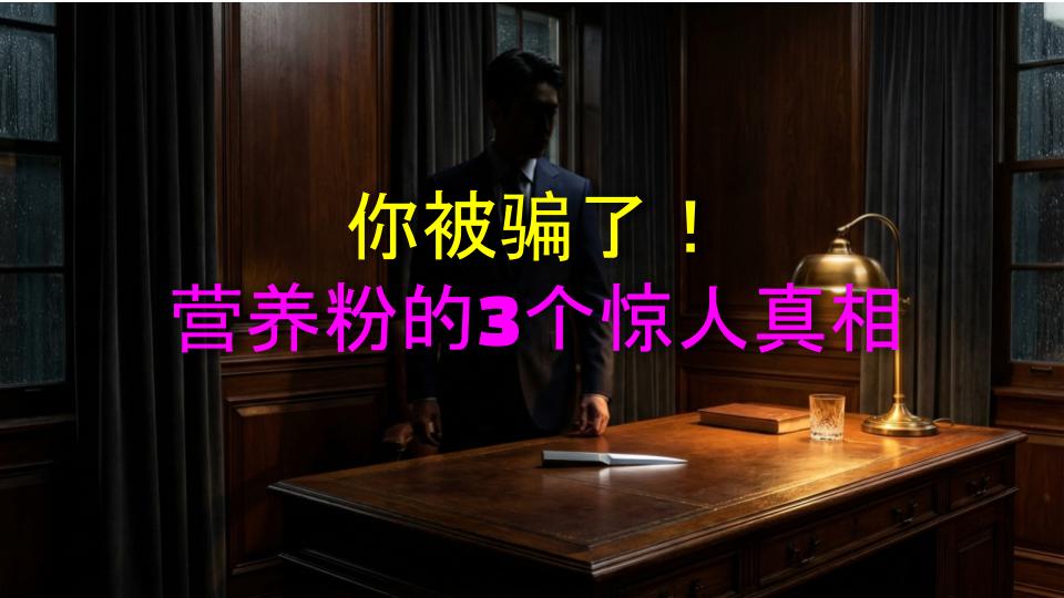 你被骗了！营养粉的3个惊人真相