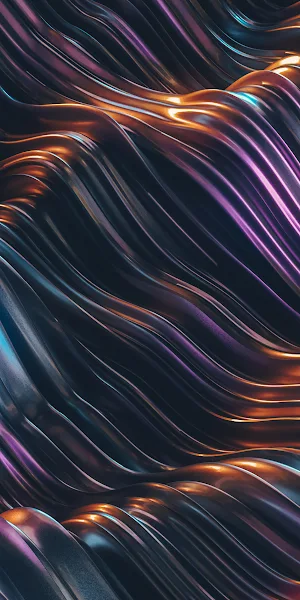 Abstract, Texture, Metallic, Waves Full HD iPhone Wallpaper Background