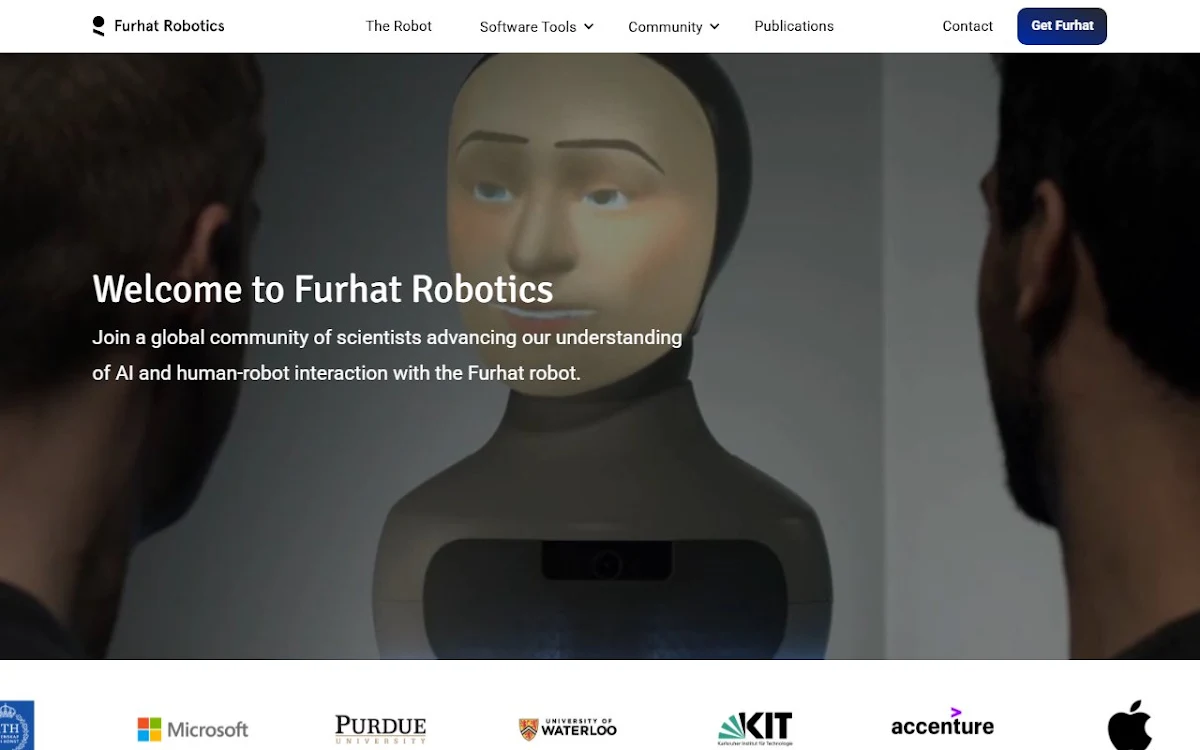 Captura de furhatrobotics.com