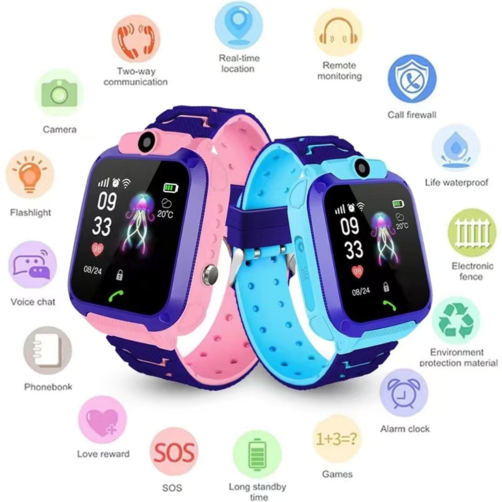 Kids smartwatch with camera, GPS, and SOS button