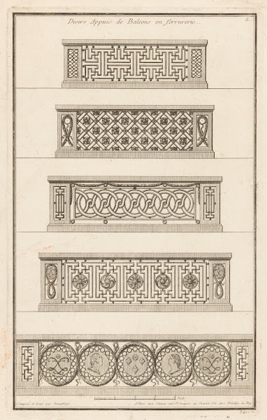 Divers Appuis de Balcons en Serrurerie 1767