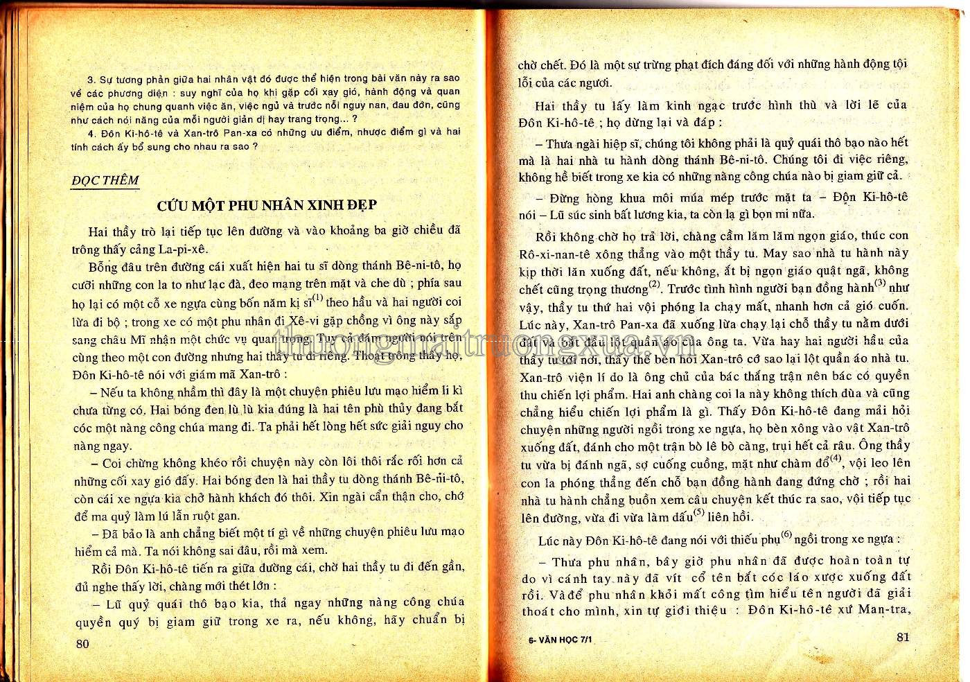 Văn học 7 (tập 1 2000) - Trang 40