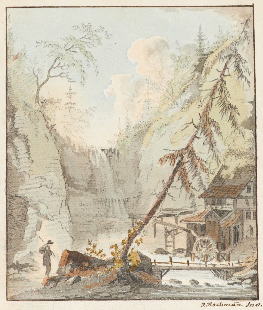 Ansicht einer Mühle im Kanton Zürich