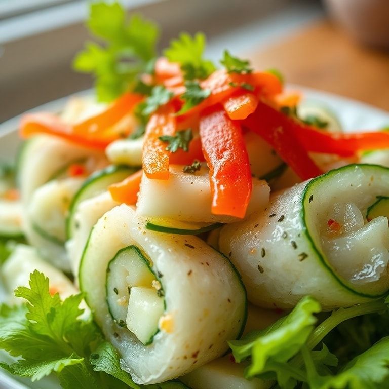 California Roll Cucumber Salad: Crunchy, Fresh, and Low-Carb - Easy Homemade Version
