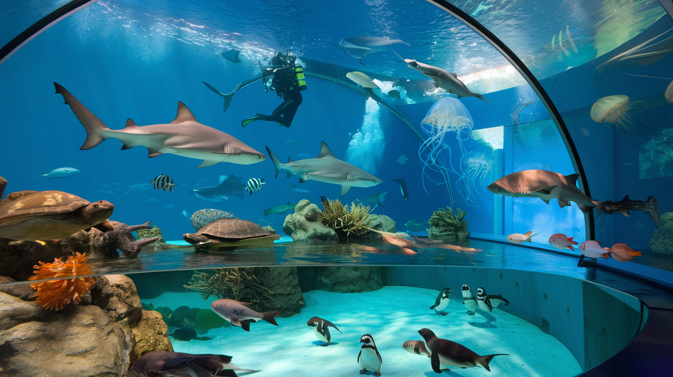 Animals at Ripley's Aquarium Myrtle Beach