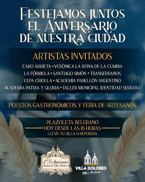 Aniversario de Villa Dolores