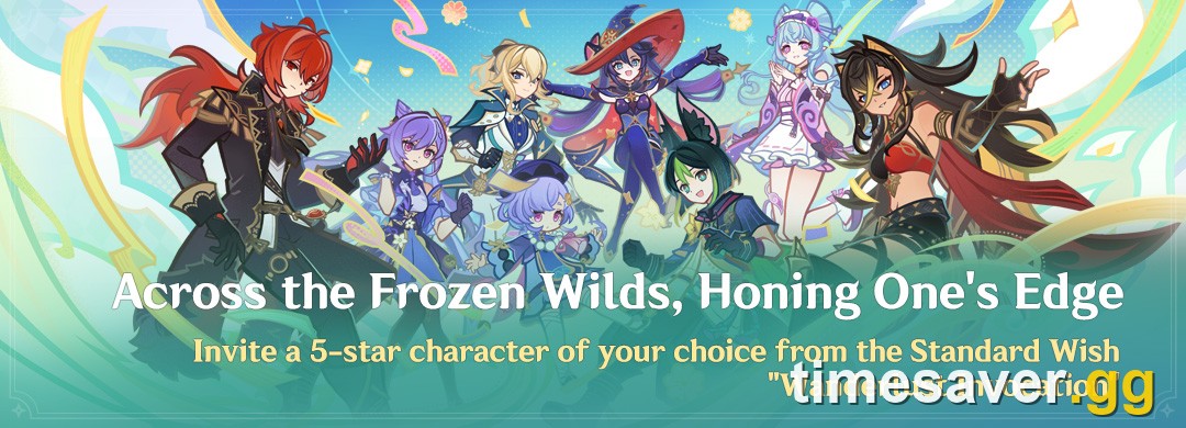 The "Across the Frozen Wilds, Honing One's Edge" event, which grants a free 5-star character from the standard wish