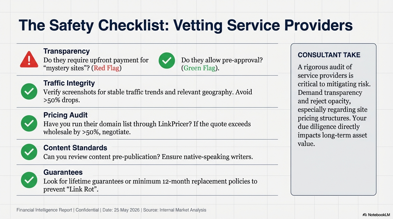 Vetting Checklist