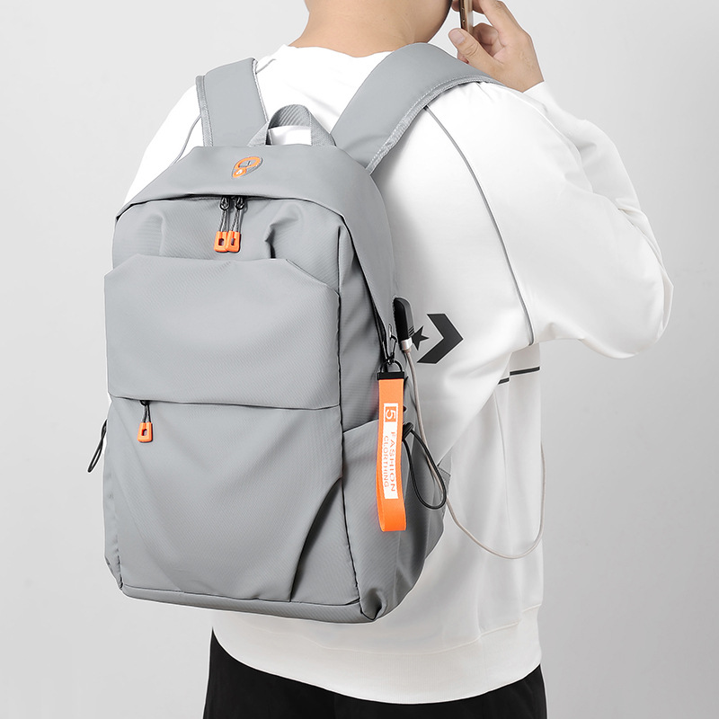 Breathable Men's Backpack with USB, 20-35 L, 15 Inches