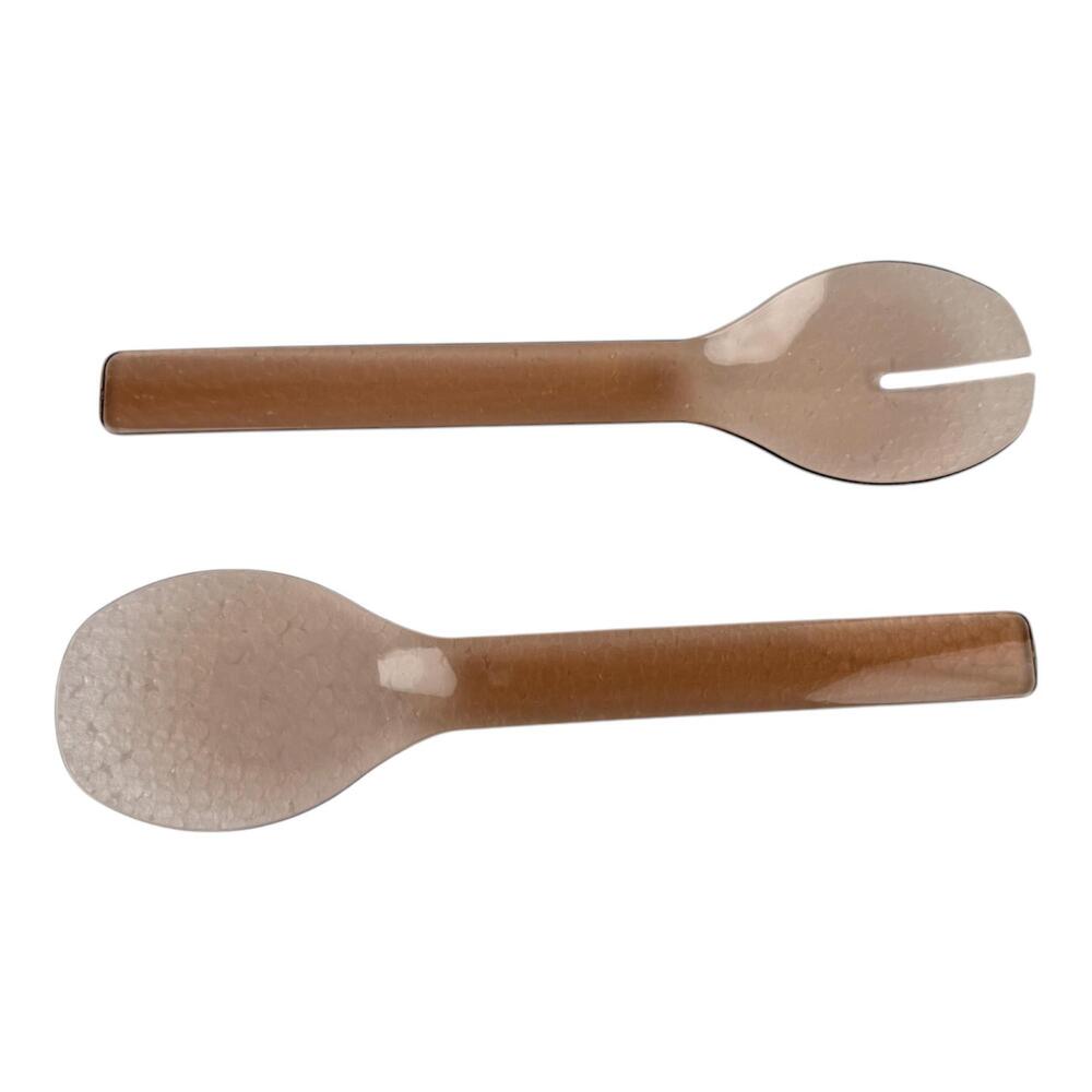 Set de utensilios de acrílico para ensalada Concepts™ color café, 2 piezas