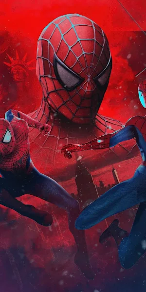 Spiderman, Multiverse, Superhero, Movie 5K Wallpaper Background