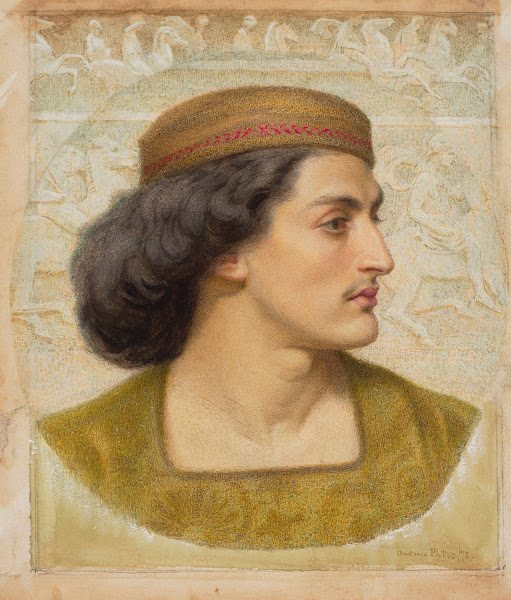Profile Portrait Of A Young Man 1872