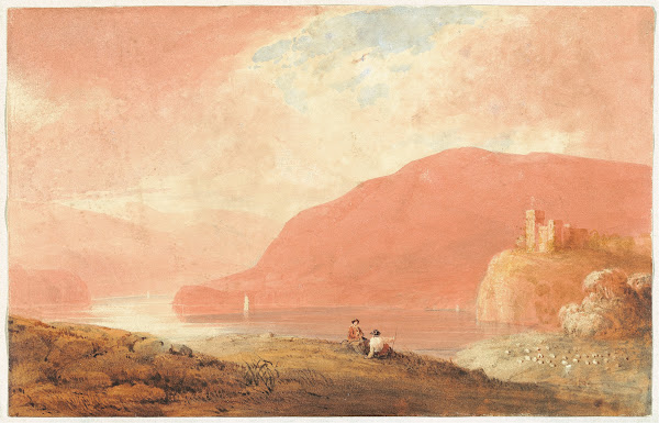 Castle on a River early 19th century