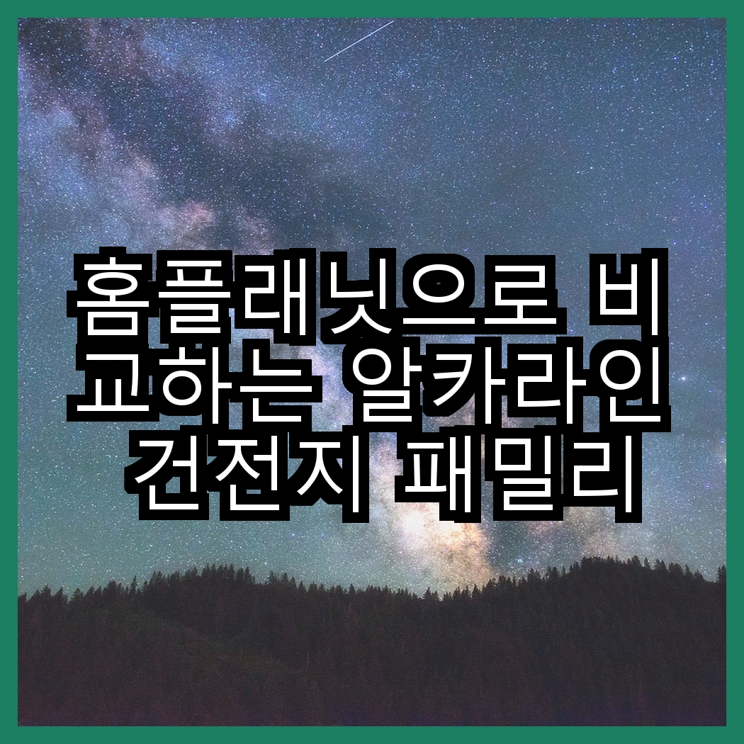 홈플래닛으로 비교하는 알카라인 건전지 패밀리팩 AA + AAA와 AA, 어떤 선택이 더 나을까요? 썸네일