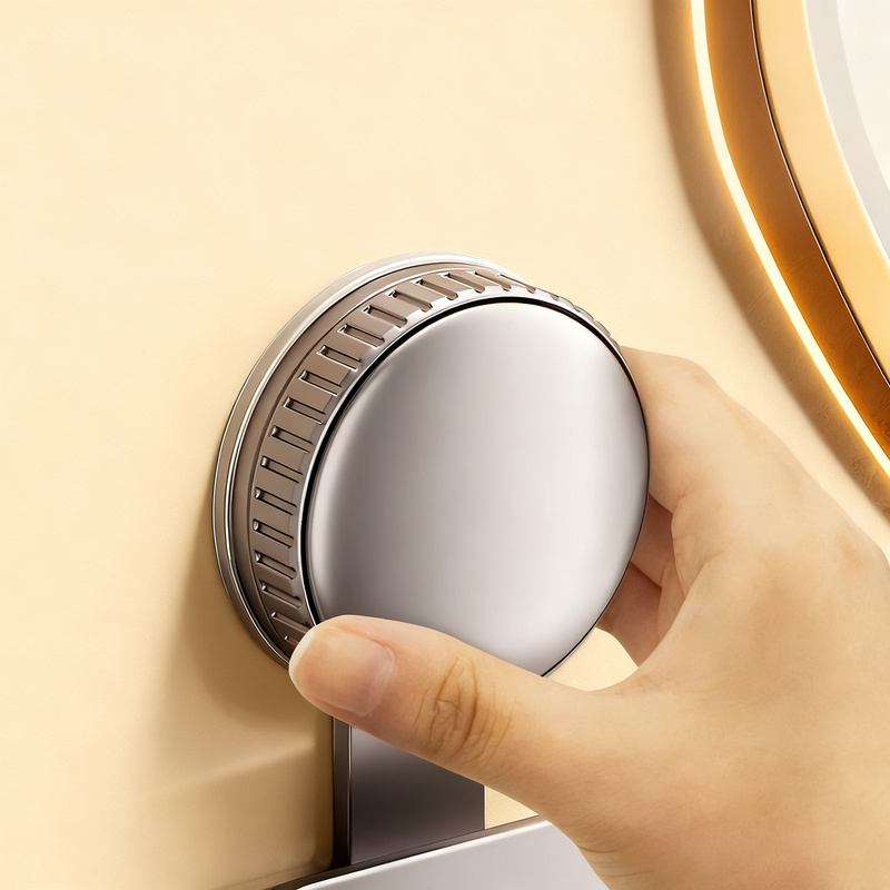 Suction cup holder for hairdryer and bathroom accessories