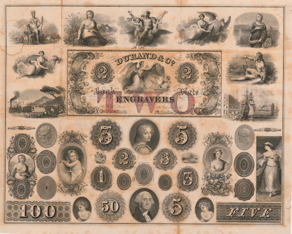 Durand  Co Bank Note Engravers 1824 1840
