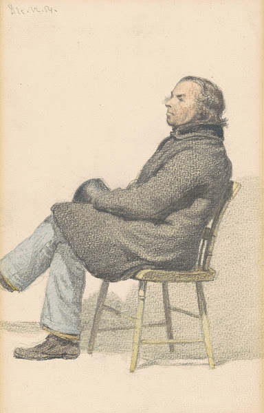 Man Seated in Hitchcock Chair 1854