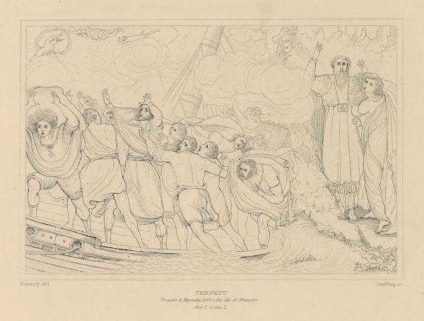 Tempest act 1 scene 1 ie scene 2 Not a soul but felt a fever of the mad 19th cen