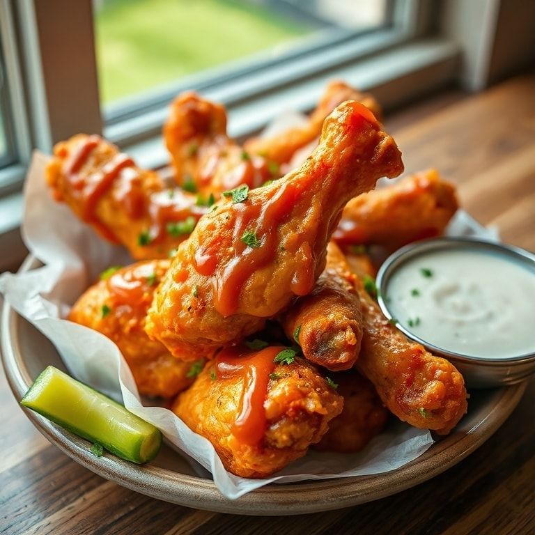 Zesty Orange Pepper Chicken Wings for Game Day Delight – Quick & Crispy Homemade Buffalo