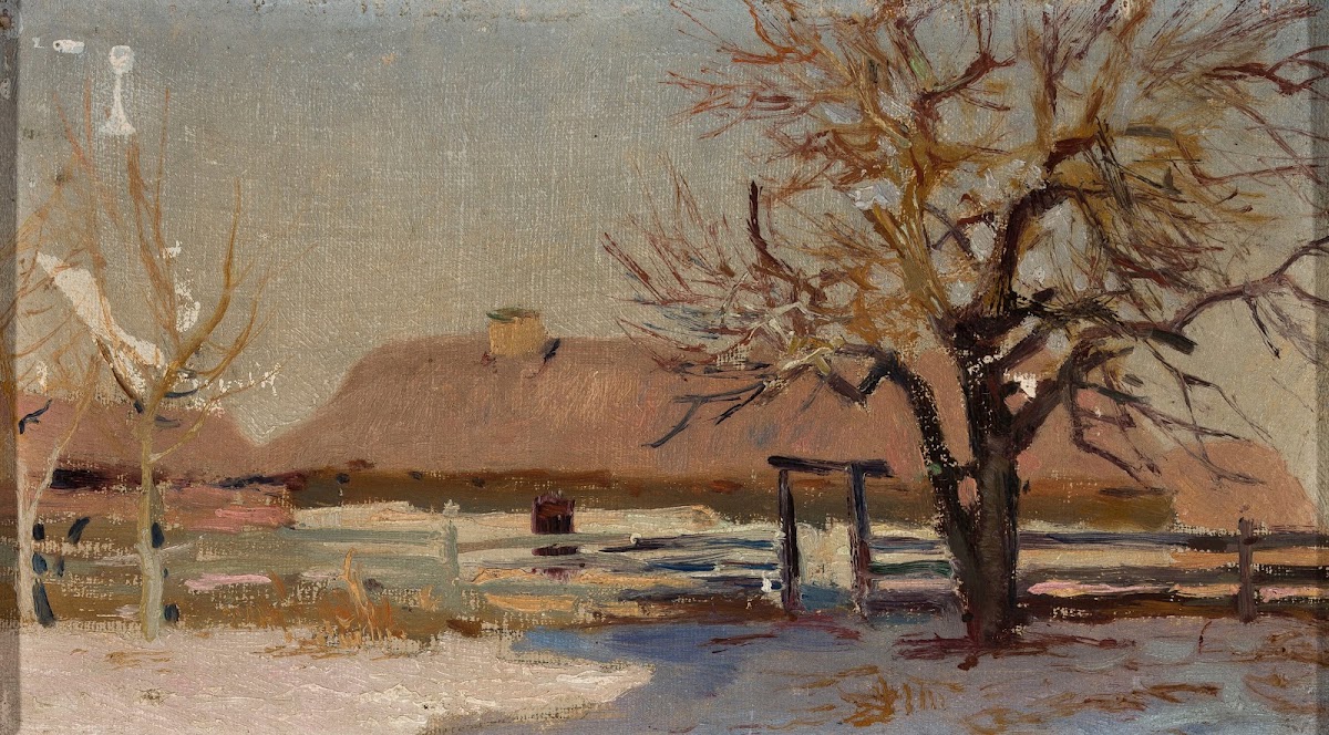 Winter landscape 1890s