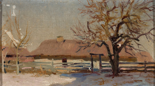 Winter landscape 1890s