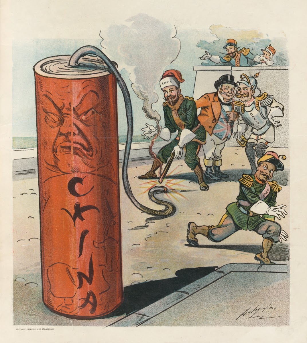 A dangerous firecracker 1900