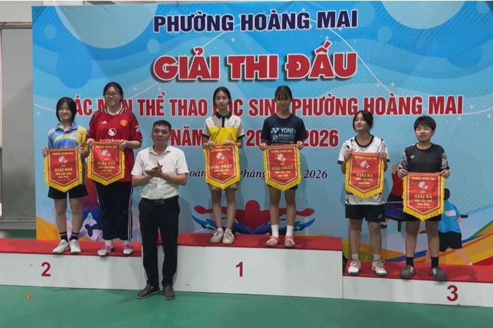 Giải thể thao dành cho học sinh tiểu học và THCS Hoàng Mai - Đài Phát thanh và truyền hình Hà Nội