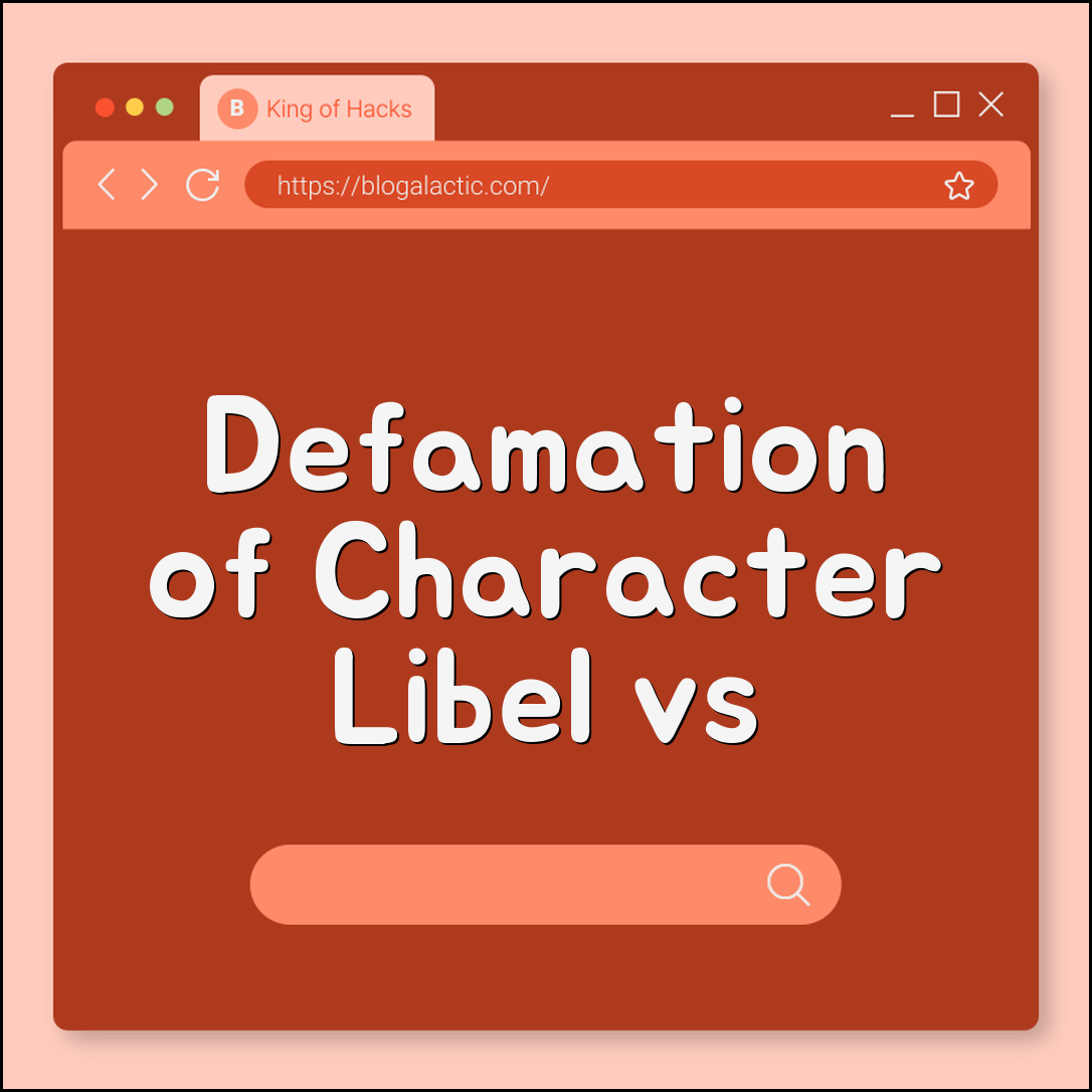 Defamation of Character: Libel vs. Slander Lawsuits (false statement, reputational harm, public figure, malice)