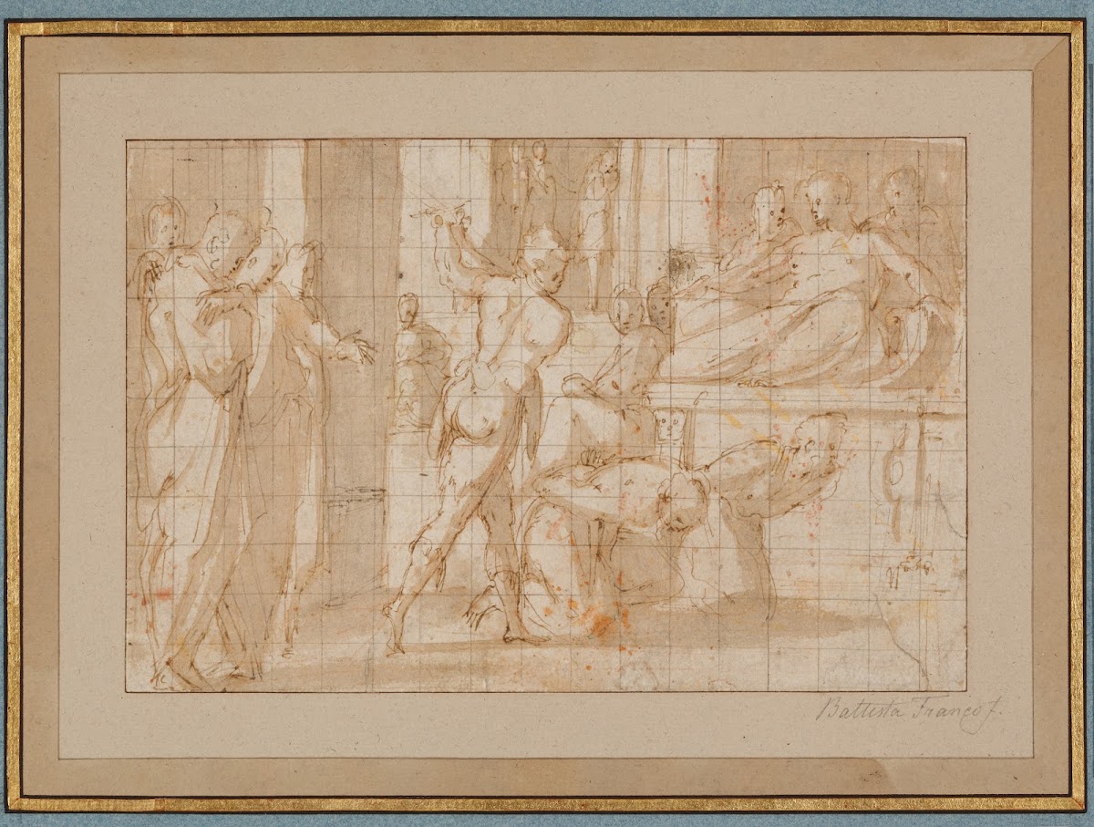 The Martyrdom of two Saints Cosmas and Damian ca 1540