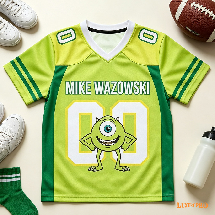 Woman Curve Line Football jersey