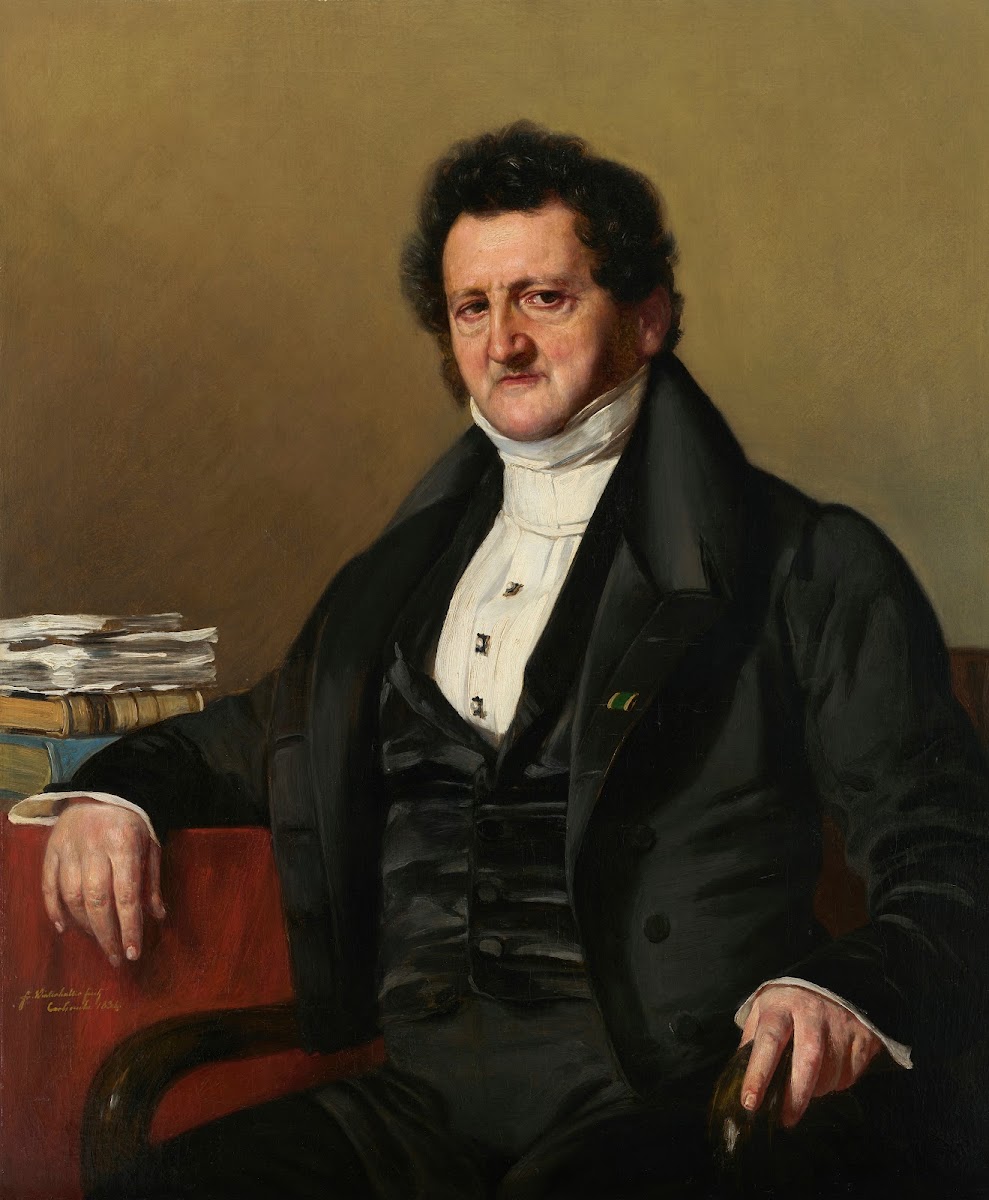 Banker David Seligmann Freiherr von Eichthal 1834