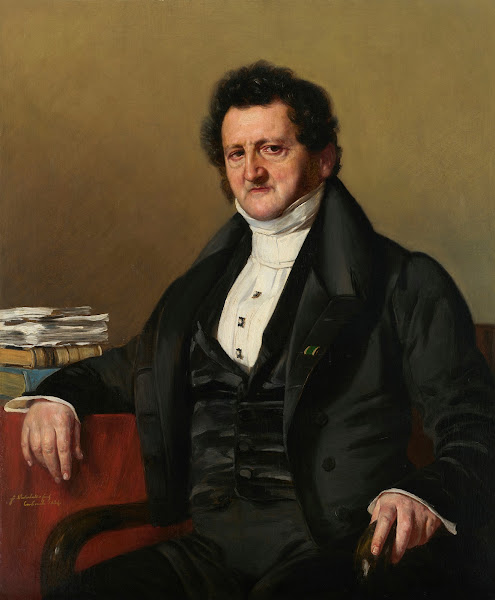 Banker David Seligmann Freiherr von Eichthal 1834