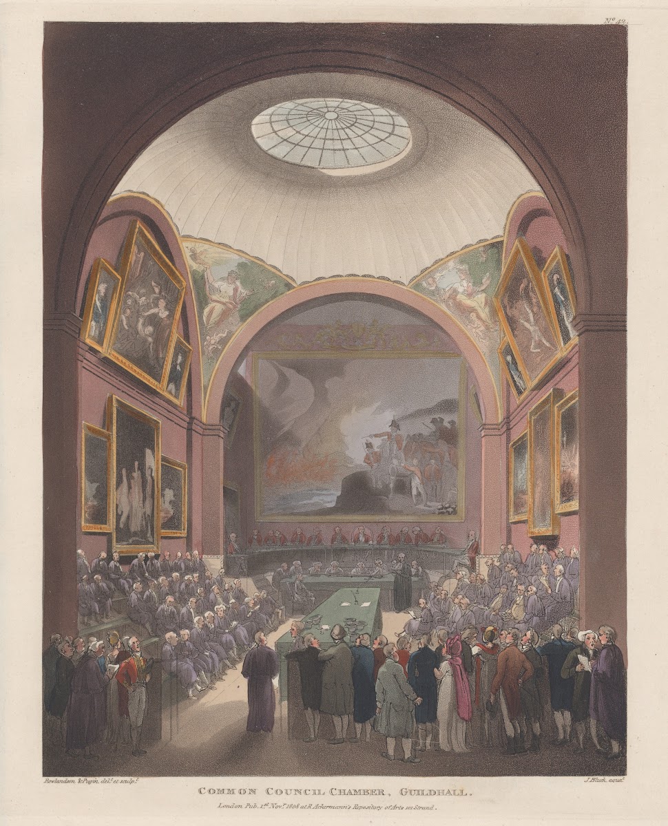Common Council Chamber Guildhall 1808