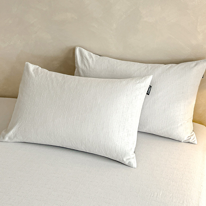 Cotton pillowcases with pattern, 48×74 cm, 1 pair