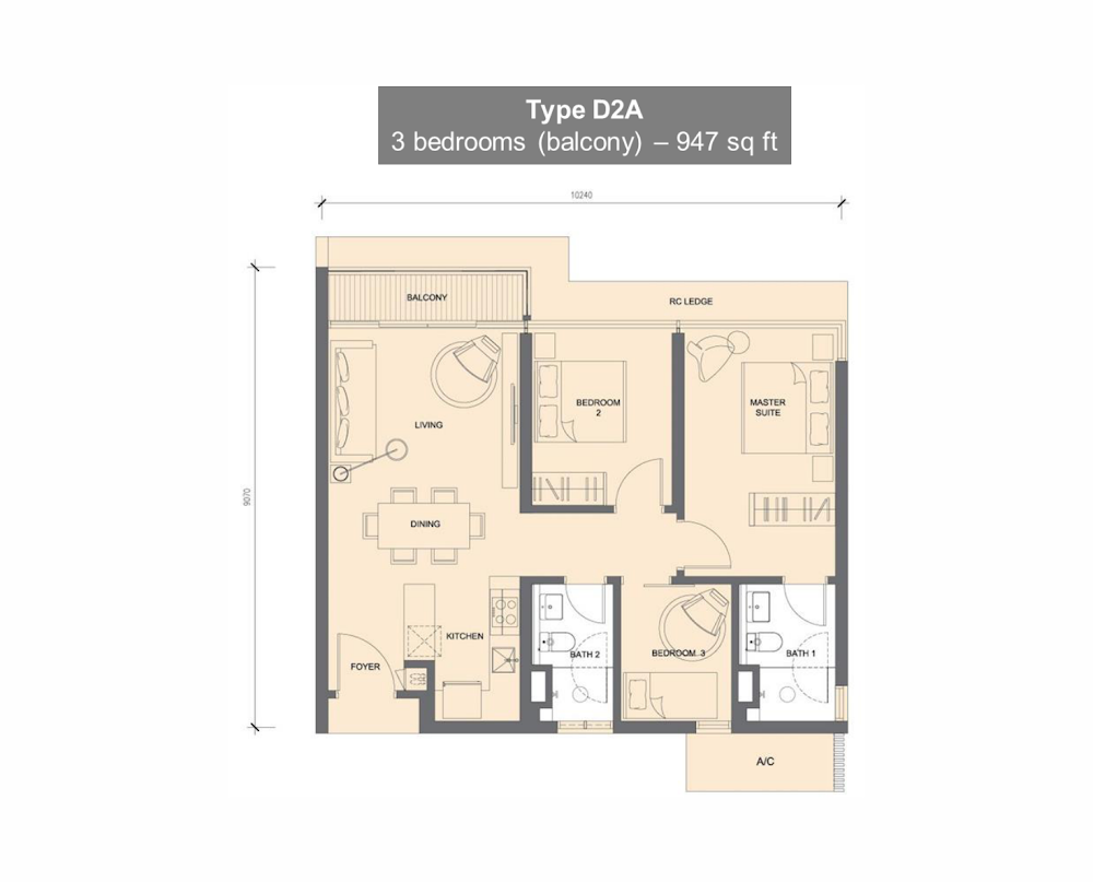 Grand Medini 户型图