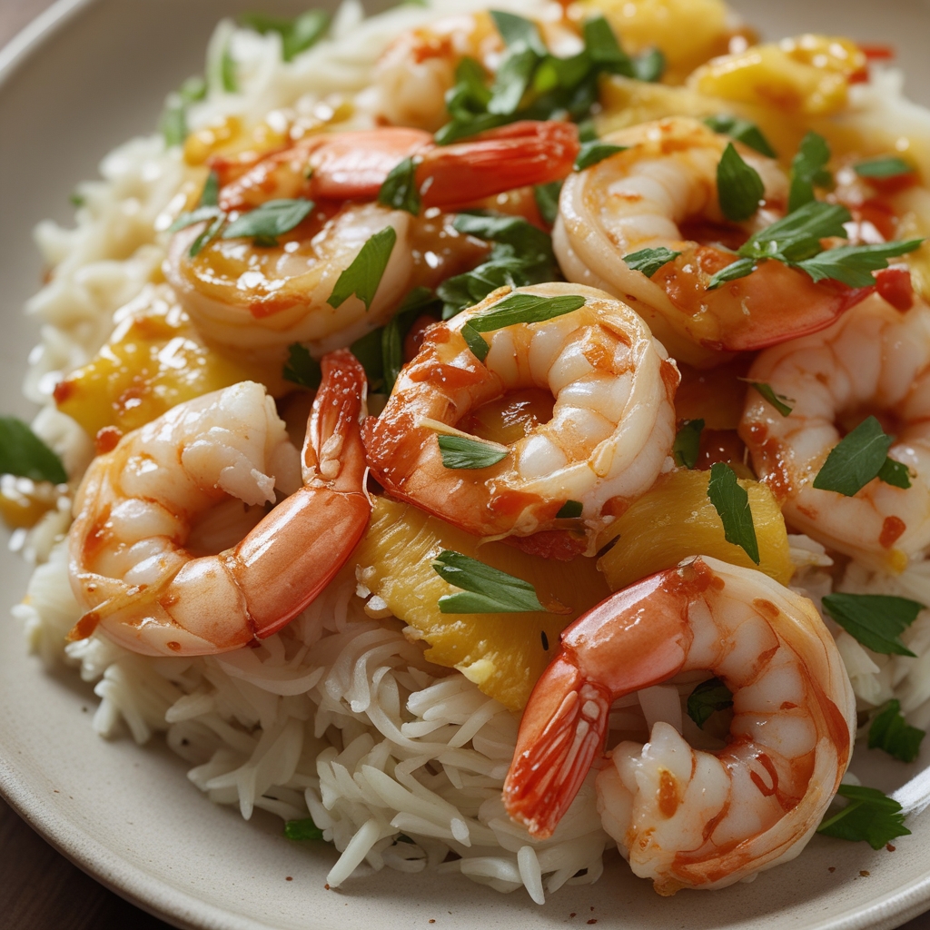 Sweet Chili Pineapple Shrimp RecipeMain Easy Weeknight Dinner